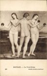CPA Musee Conde Chantilly Raphael Les Trois Graces 