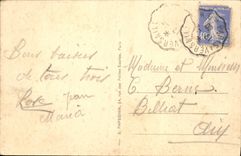 CPA Palais de Versailles Panorama du Chateau et des Jardins 