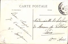 CPA L'Auvergne Puy de Dome La Bourboule La Place du Jet d'Eau 