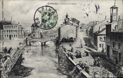 CPA Epinal a 6 heures du matin 