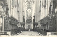 CPA Amiens Cathedrale Stalles du Choeur Orgue