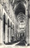 CPA Amiens Cathedrale La Grande Nef 