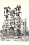 CPA Amiens La Cathedrale Facade 