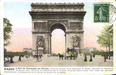 CPA Paris L'Arc de Triomphe de l'Etoile 