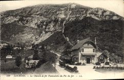 CPA Lourdes Le Chemin de fer Funiculaire du Pic du Jer 