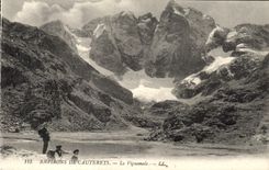 CPA Environs de Cauterets Le Vignemale 