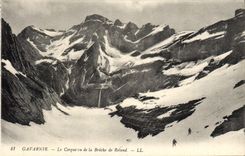 CPA Gavarnie Le Cirque vu de la Breche de Roland 