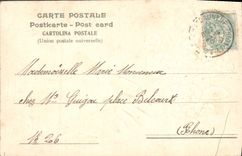 CPA A vous de coeur Fleurs Main