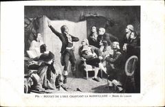 CPA Pils Rouget de l'Isle Chantant la Marseillaise Musee du Louvre 