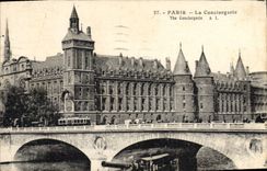 CPA Paris La Conciergerie Bateau