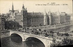 CPA Paris Le Pont au Change et le Palais de Justice 
