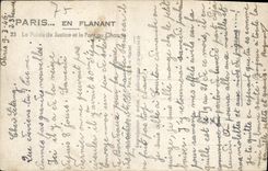 CPA Paris Le Palais de Justice et le Pont au Change 