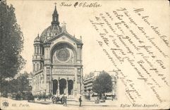 CPA Paris Eglise Saint Augustin 
