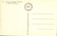 CPA Paris La Sainte Chapelle Chapelle haute La Nef vue du Choeur 