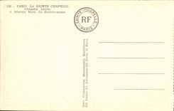 CPA Paris La Sainte Chapelle Chapelle haute Fenetre Nord Le Deuteronome 