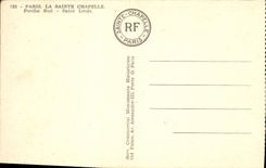 CPA Paris La Sainte Chapelle Porche Sud Saint Louis 