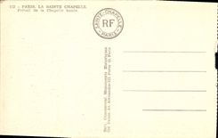 CPA Paris La Sainte Chapelle Portain de la Chapelle haute 