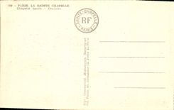 CPA Paris La Sainte Chapelle Chapelle haute Oratoire 
