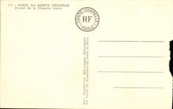 CPA Paris La Sainte Chapelle Portail de la Chapelle haute 