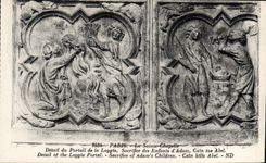 CPA Paris La Sainte Chapelle Detail du Portail de la Loggia 