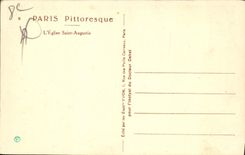 CPA Paris L'Eglise Saint Augustin 