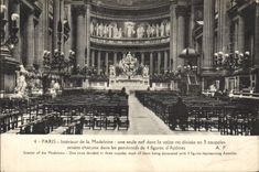 CPA Paris Interieur de la Madeleine 