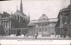 CPA Paris Sainte Chapelle Au Palais de Justice 