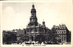 CPA Paris Eglise de la Trinite 