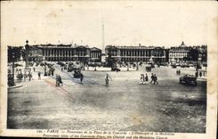 CPA Paris Panorama de la Place de la Concorde 