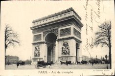 CPA Paris Arc de Triomphe 