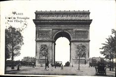 CPA Paris L'Arc de Triomphe de l'Etoile 