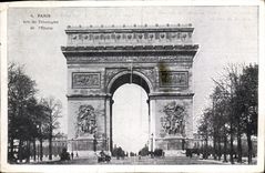 CPA Paris Arc de Triomphe de l'Etoile 