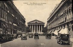 CPA Paris Rue Royale et la Madeleine 