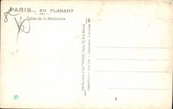 CPA Paris Eglise de la Madeleine 