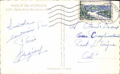 CPA Paris Eglise de la Madeleine 