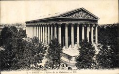 CPA Paris L'Eglise de la Madeleine 