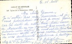 CPA Paris Eglise de la Madeleine 