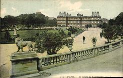 CPA Paris Le Jardin du Luxembourg 