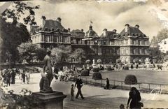 CPA Paris Jardin et palais du Luxembourg 