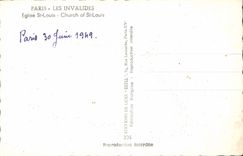 CPA Paris Les Invalides Eglise St Louis 