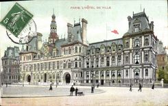 CPA Paris L'Hotel de Ville 
