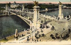 CPA Paris Le Pont Alexandre III 