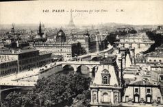 CPA Paris Le Panorama des Sept Ponts 