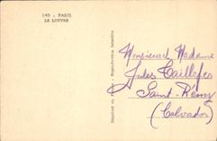 CPA Paris Le Louvre 
