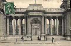 CPA Paris Chambre des Deputes Place du Palais Bourbon 
