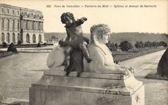 CPA Parc de Versailles Parterre du Midi Sphinx et Amour de Sarrazin 