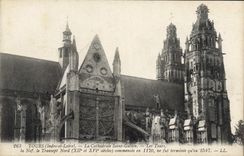 CPA Tours Indre et Loire La CathedraleSaint Galien Les Tours 