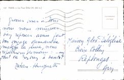 CPA Paris La Tour Eiffel 