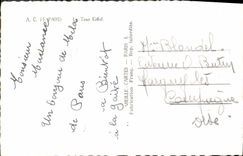 CPA Paris La Tour Eiffel 