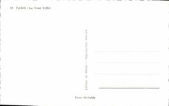 CPA Paris La Tour Eiffel 
